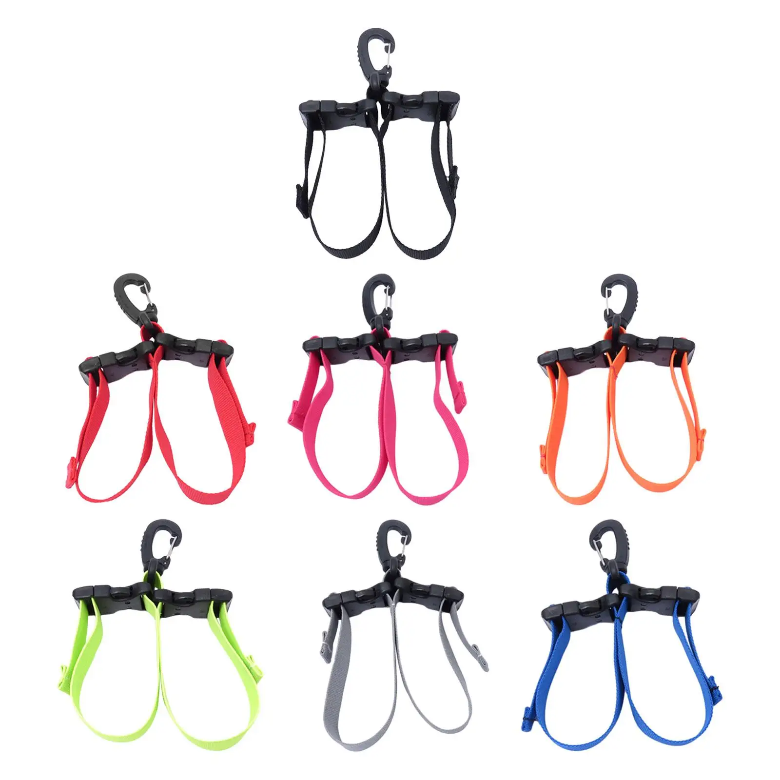 Diving Fins Strap Adjustable Swimming Fin Holder Strap Replacement Hanging Buckles Equipment Accessories for Swimming Men Women