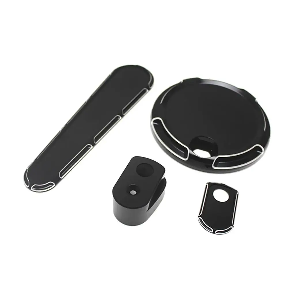 1 Set of 3 Pieces Aluminum  Covers for   2008-2013 Black B