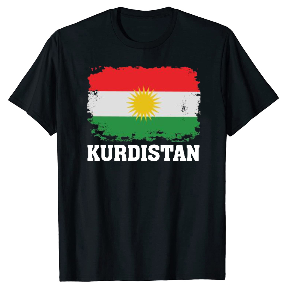 Title 2, Drôle Kurdistan drapeau kurde Vintage vieilli L...