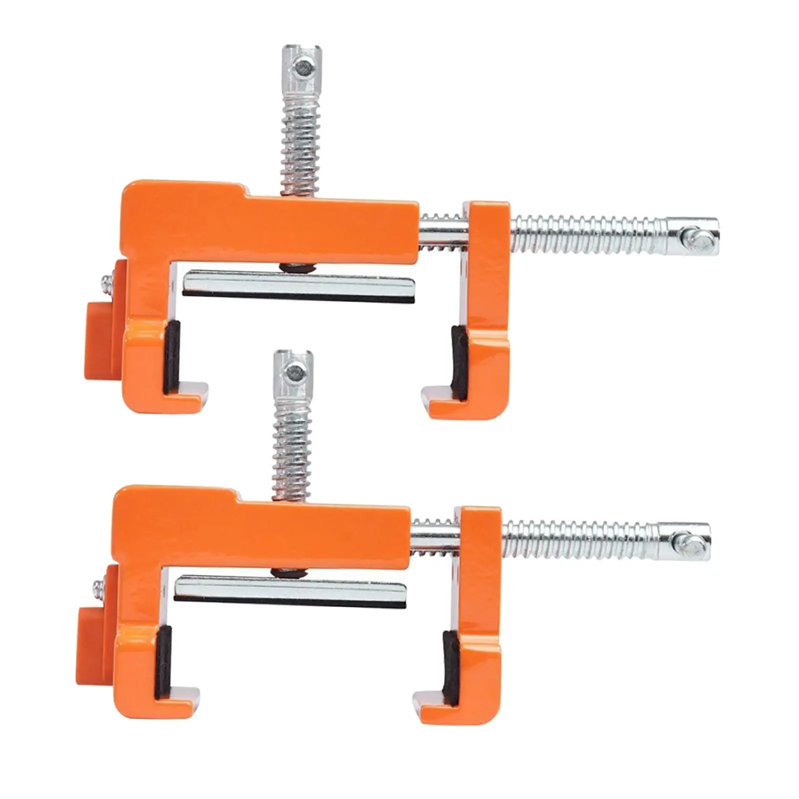 2Pcs Cabinetry Clamps, Two Side Screws and Alignment Plate Installing Cabinets Hand Tools, Cabinet Installation Clamps