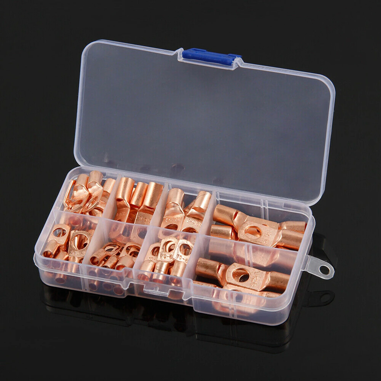 60PCS SC Tinned Copper Tube Terminal Set,  Seal Battery Wire Connectors , Cable Crimped/Soldered ,Terminals Kit