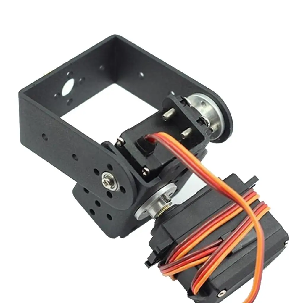 BLACK Slope Arm 2DOF Pan-Tilt W/ 996R Servos Mount Kit for Robot