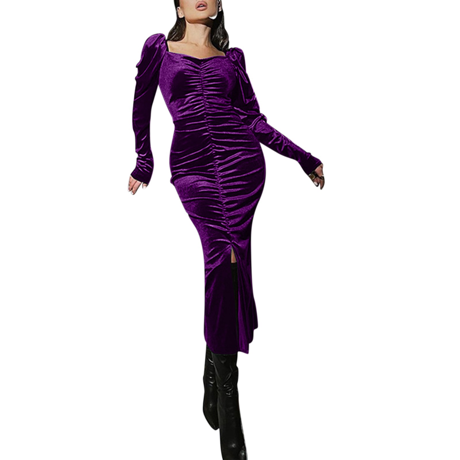 ajuste vestido de noite feminino festa clubwear robe