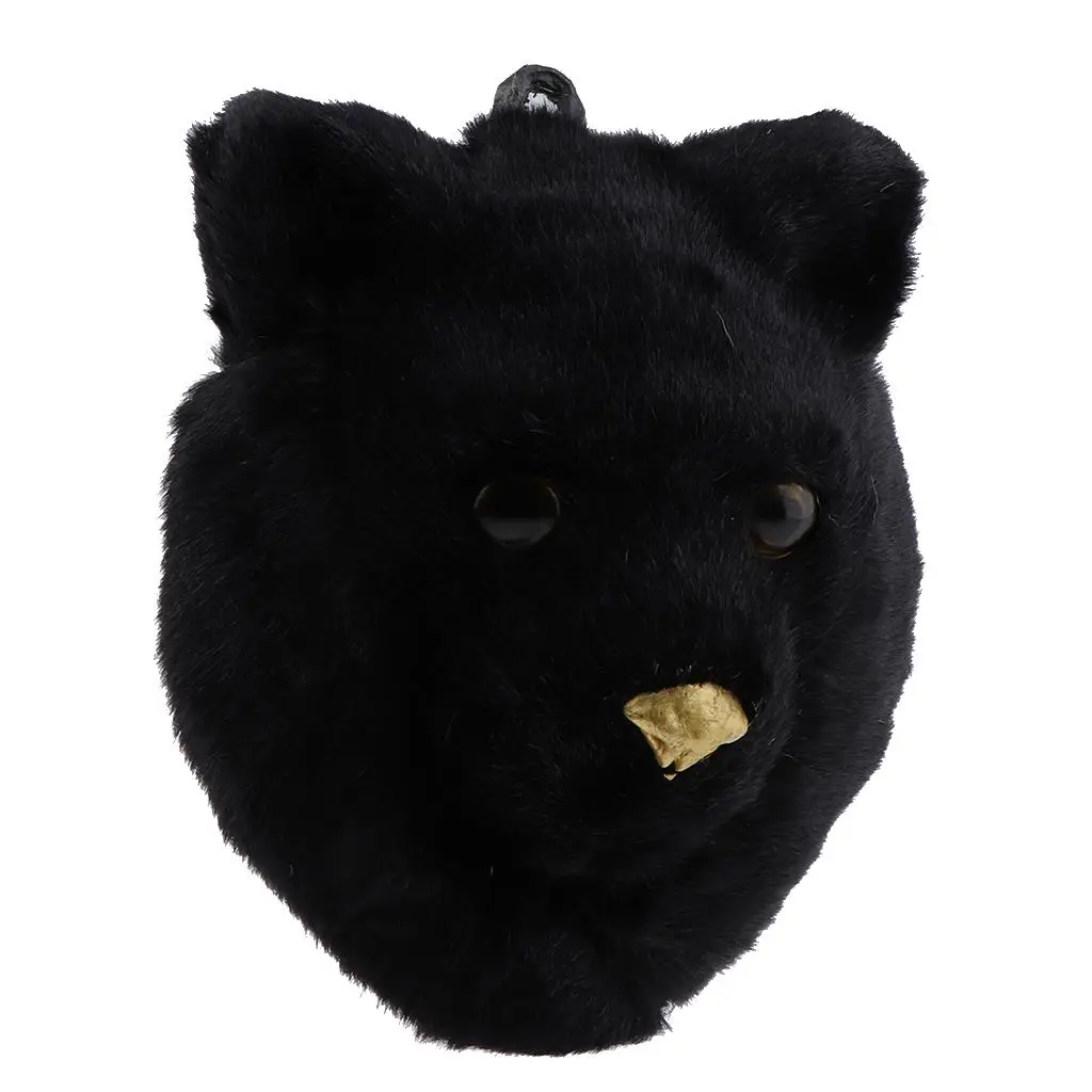 Simulated and Furry  Black  Home Wall Decoration, No Depilation, No Pollution