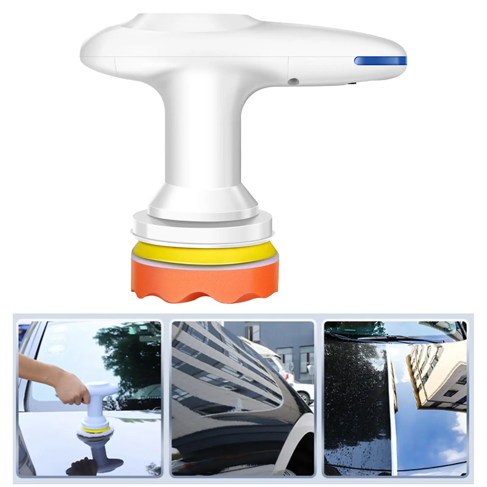 Drill Rotary Buffer Kit Car Polisher Buffer Sander Auto Polishing Machine for Boat Detailing Car Waxing Variable Speed