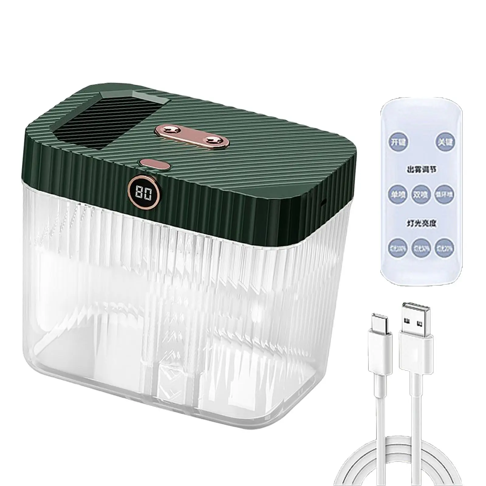 Desktop Humidifier Quiet Night Light Large Capacity for Bedroom Living Room Home