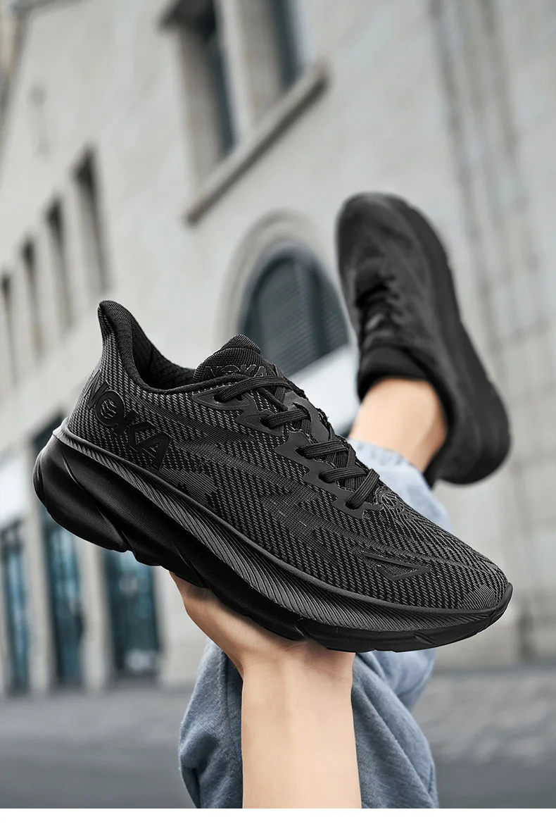 Fashion Sneakers Unisex Round Toe Men Running Shoes Women Trainer Race Breathable Couple Casual Sports Shoe Tenis Masculino