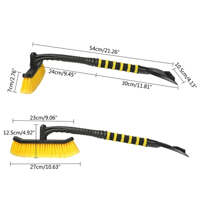 Car Detachable Snow Removal Shovel Ice Scraper Snow Brush Multifunctional  Ice Snow Shovel Snow Brush 2 in 1 40GF