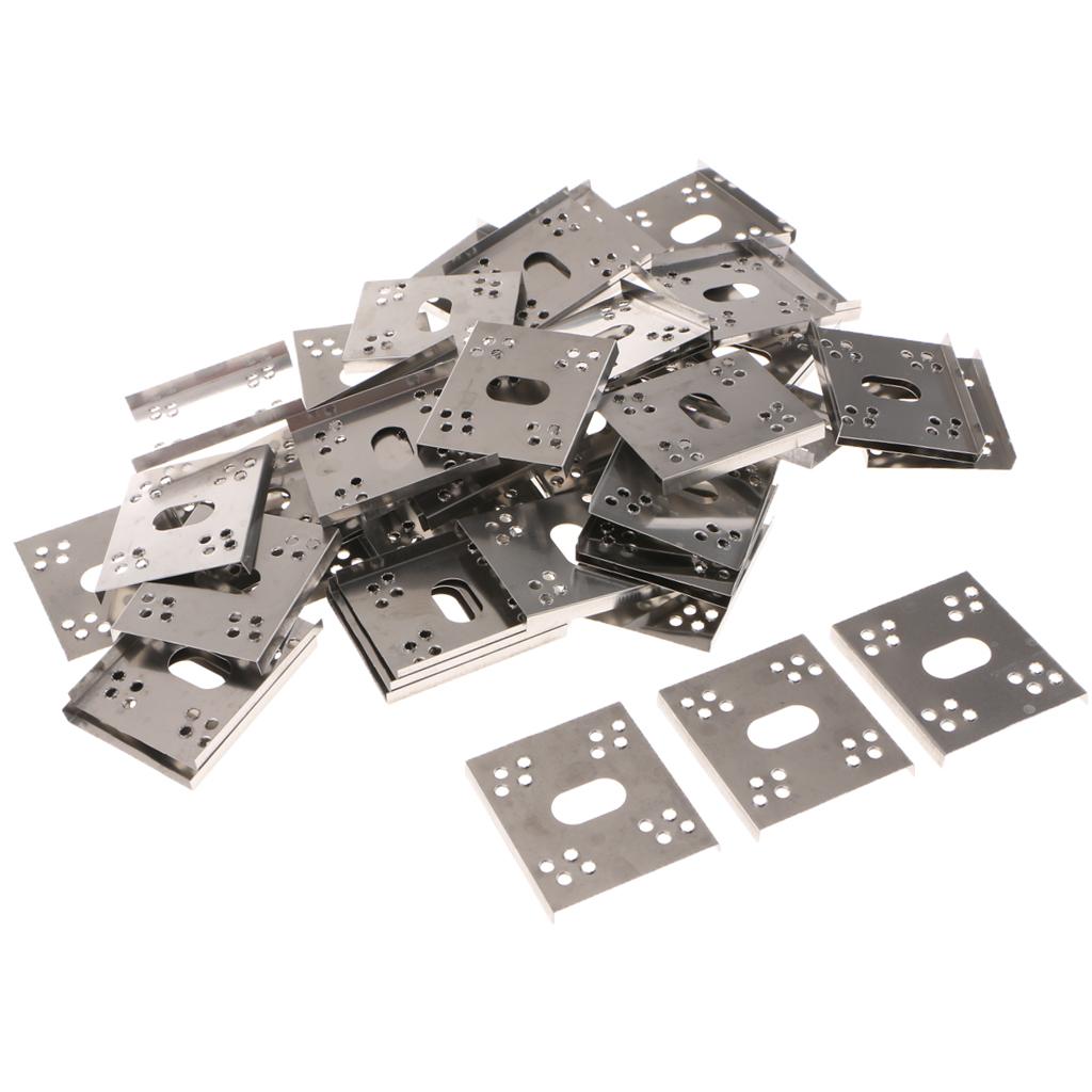 50 Pcs.  Rails Stainless Steel Grounding Disks. Strong Compatibility