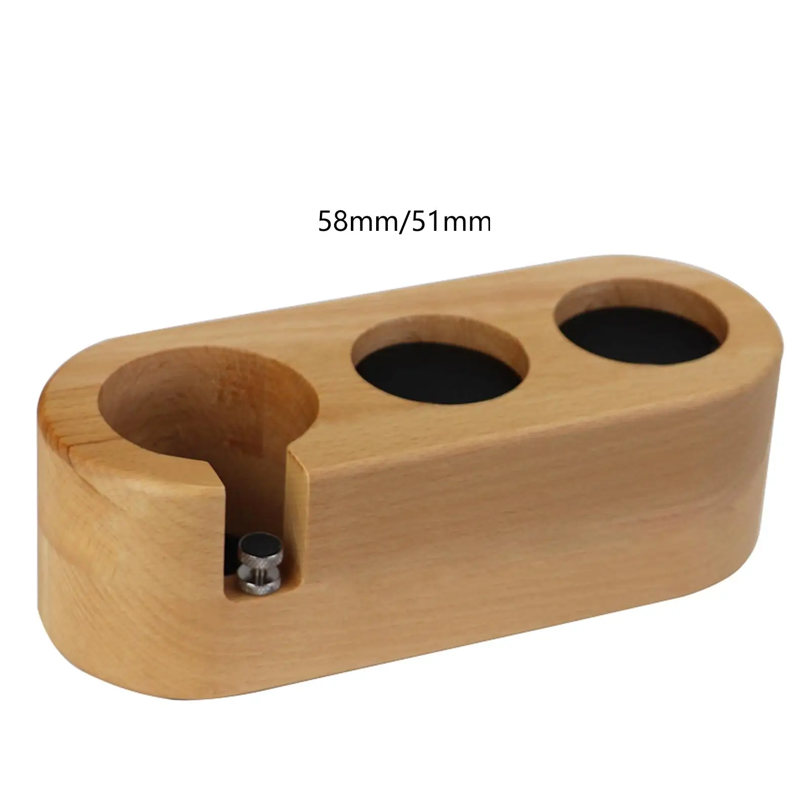 Coffee Tamper Stand Anti Skid Pads Coffee Accessories Adjustable Multi Hole Coffee Tamper Holder for Coffee Maker Barista Bar
