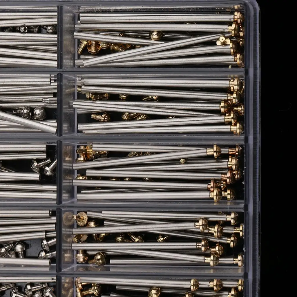 Assortment Tube Friction Pin Fasteners Straps Bracelets Rivet Ends 10mm