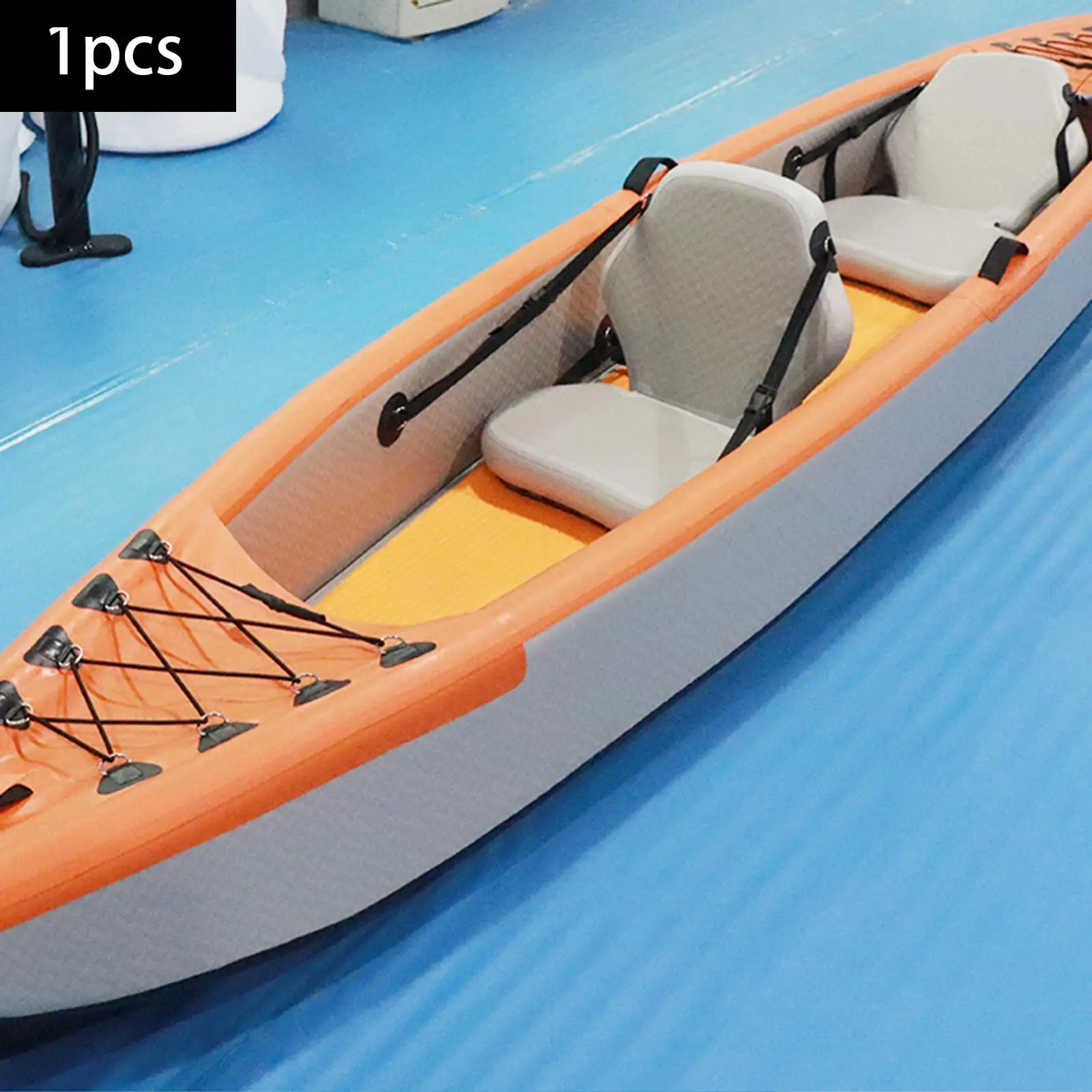 Kayak Backrest and Seat Backrest Support Adjustable Pad for Rafting Canoeing