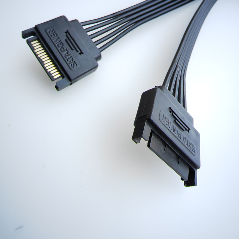 Computer ATX Stromkonverter Dual SATA auf 10Pin Adapter Netzteil Stromkabel für DELL C1100 Sever 30CM – Detail 1