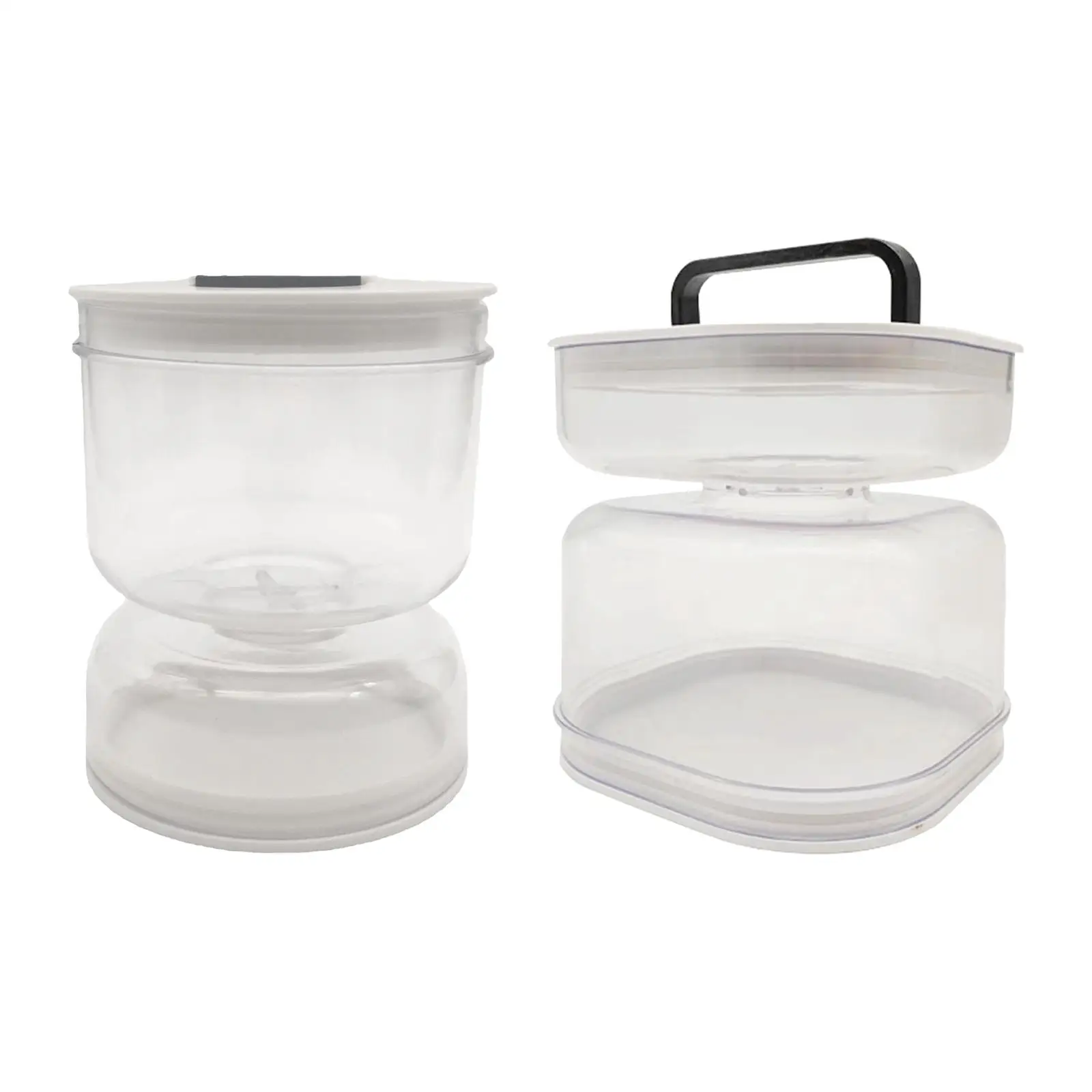 Olive Hourglass Jar Airtight Kimchi jar Accessories Juice Separator Pickle Flip