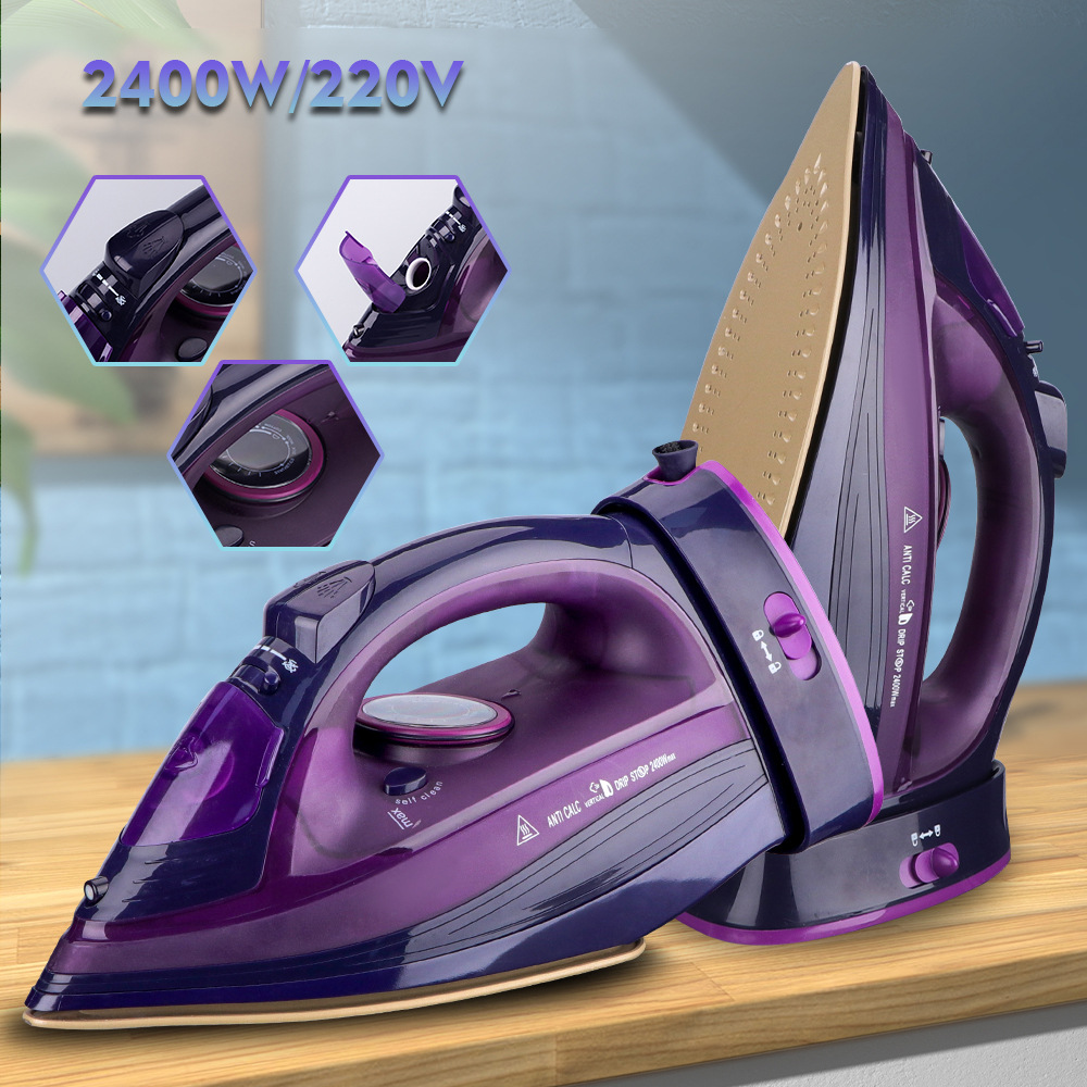 Title 4, 2400W Electric Iron Household Hand-held Wireles...