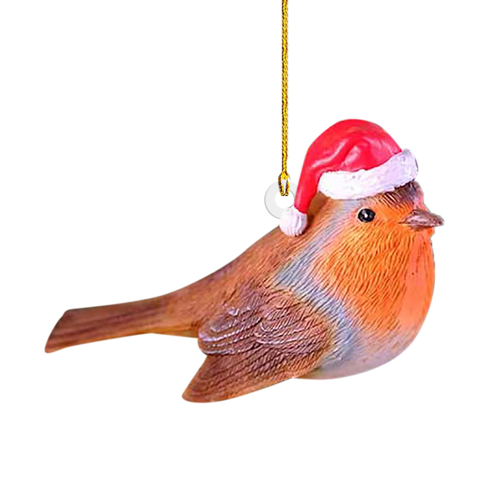 Description Picture 6 of itemChristmas Cartoon Cute Animal Ornament Acrylic Santa Hat Animals Decoration Xmas Tree Hanging Pendant новогодний декор Navidad