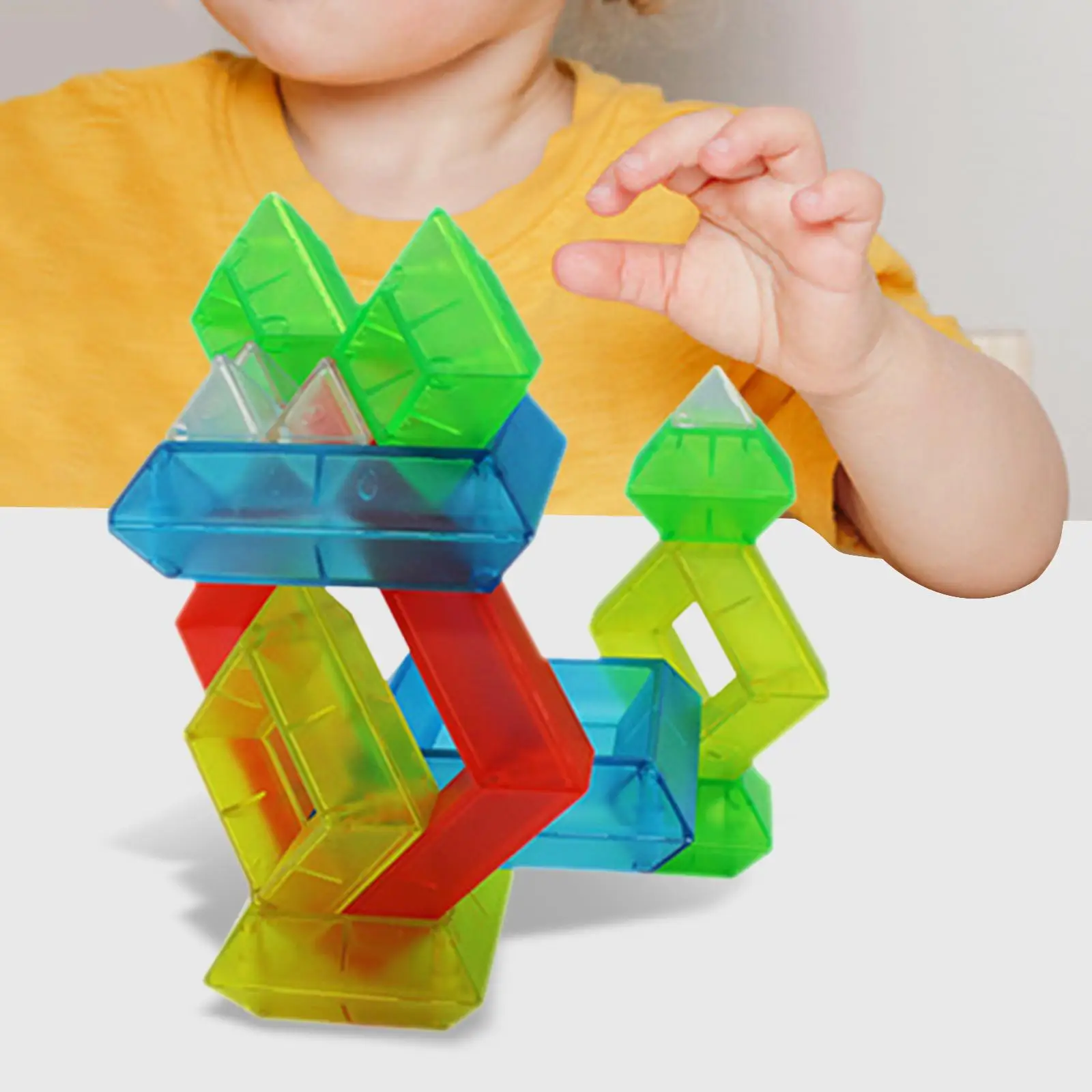 Matte Texture Toys Stacking Building Wisdom Pyramids for Kids