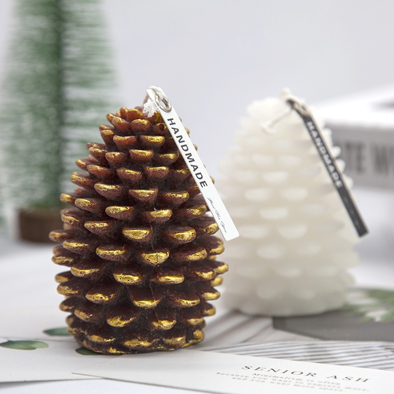 Description Picture 3 of itemPine Cones Candle Silicone Mold DIY Pine Ball Aromatic Candle Making Resin Soap Mold Christmas Gifts Craft Supplies Home Decor