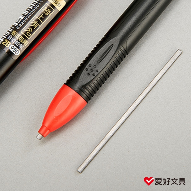 Flachkopf-Test Druck bleistift zeichnung 2b füllt den automatischen Zeichenstift mit Radiergummi-Schul material nach – Detail 7