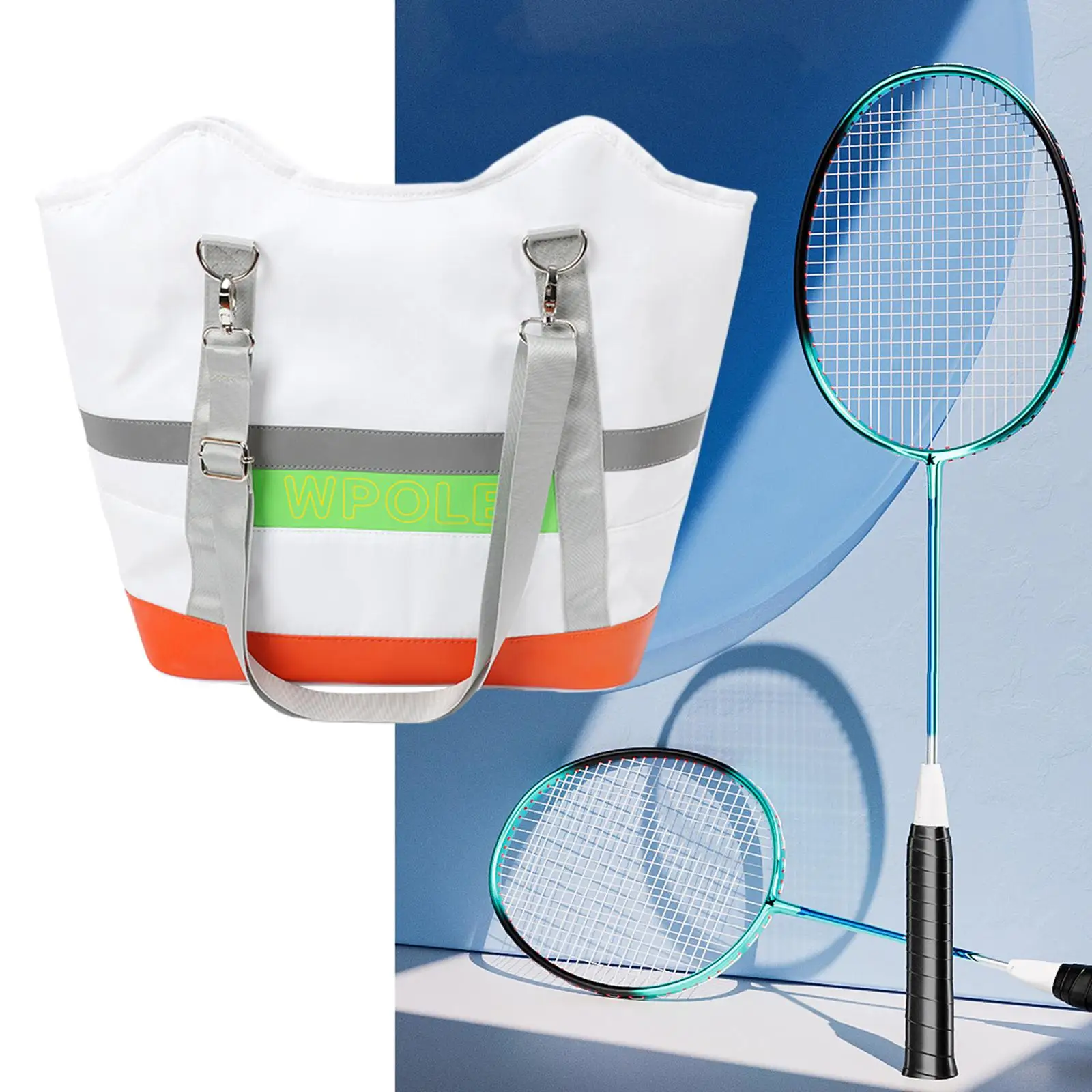Tennis Tote Bag Tennis Racket Shoulder Bag Stylish Professional Tennis Bag Sports Handbag for Outdoor Activities
