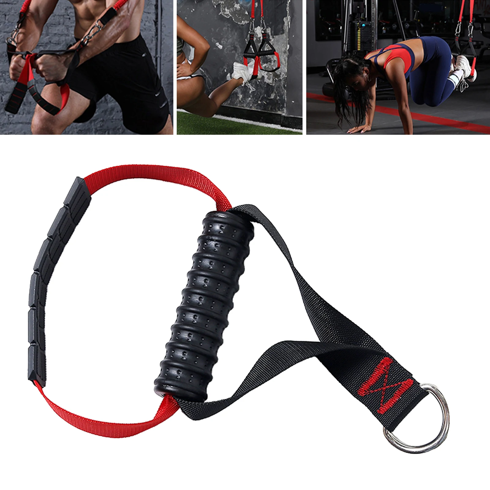 2X Premium Resistance Bands Handle Grips for Cables Home Exercise Fitness