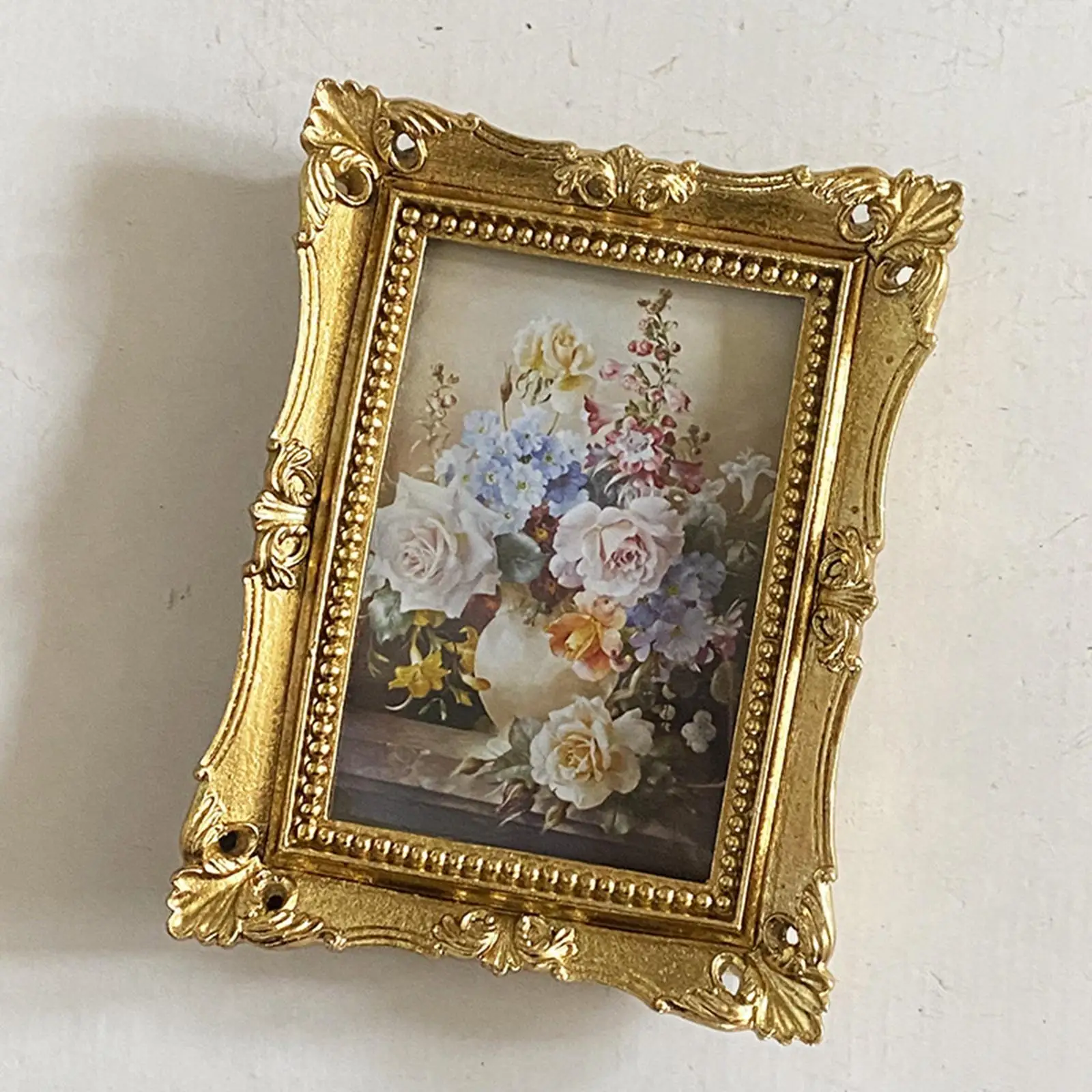 Picture Frame Retro Antique Ornate Gift Photo Display Photo Frame for Bedroom Home Decor