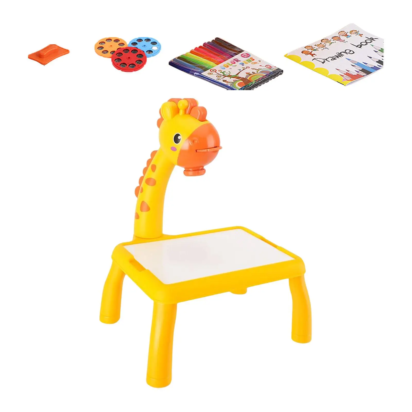 Montessori Drawing Table Toys Learning Projection Painting Machine Preschool Learning Toys for 3-8 Holiday Gifts