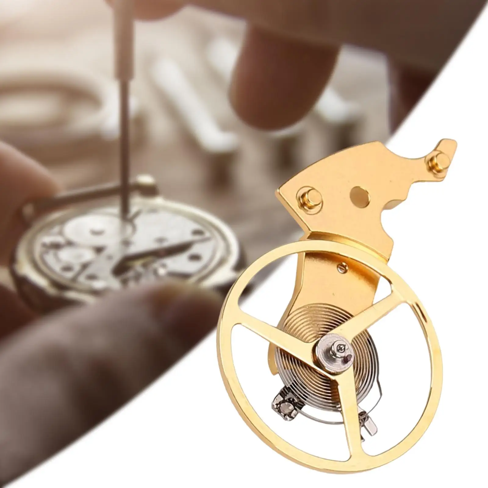 Metal Watch Balance Wheel Repair Tool with Splint Set Watch Movements wheel for Watch Repairer Eta 2824 2834 2836 Watchmakers