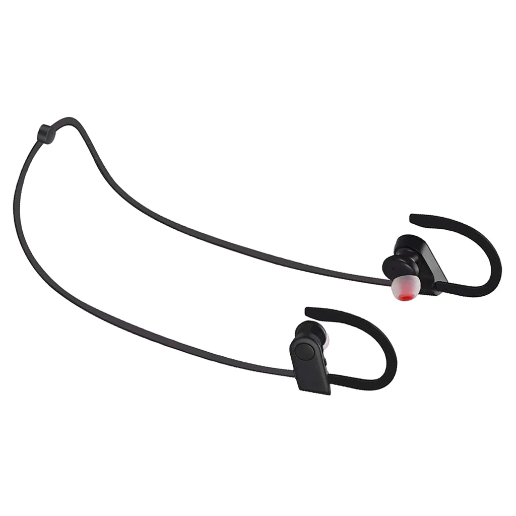 Car Driver Wireless Bluetooth Earphone Headphone 3D Stereo Earbuds Sport Sweatproof Headset Black