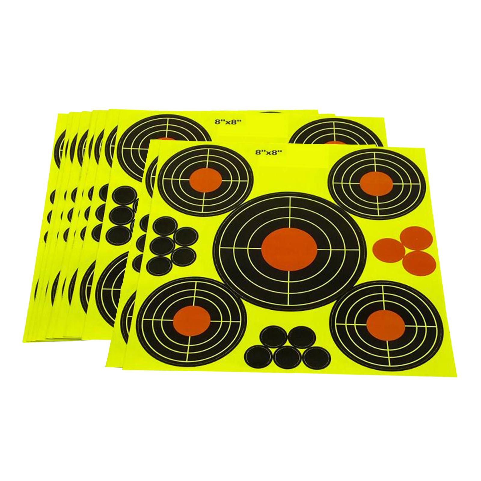 10 Targets Shooting Exercise Reactive Target Target Paper Stickers