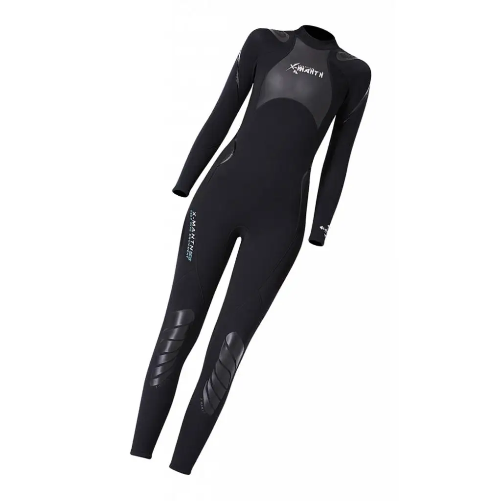 3mm Neoprene Wetsuit, Women Full Suit Scuba Diving Surfing Swimming Thermal Swimsuit - Various Sizes