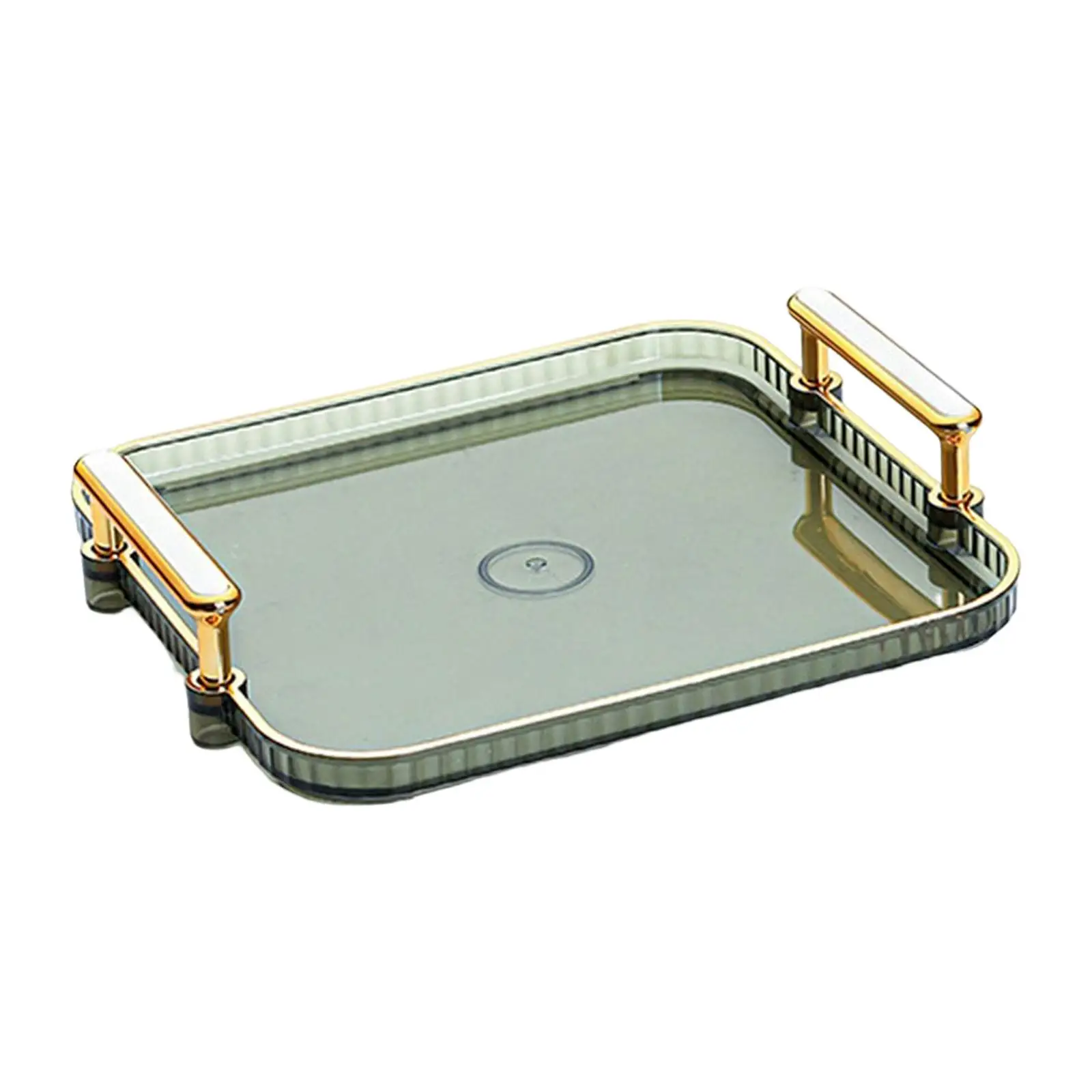 Snacks Plate Divided Serving Platter Non Slip Modern Rectangular Decorative Tray