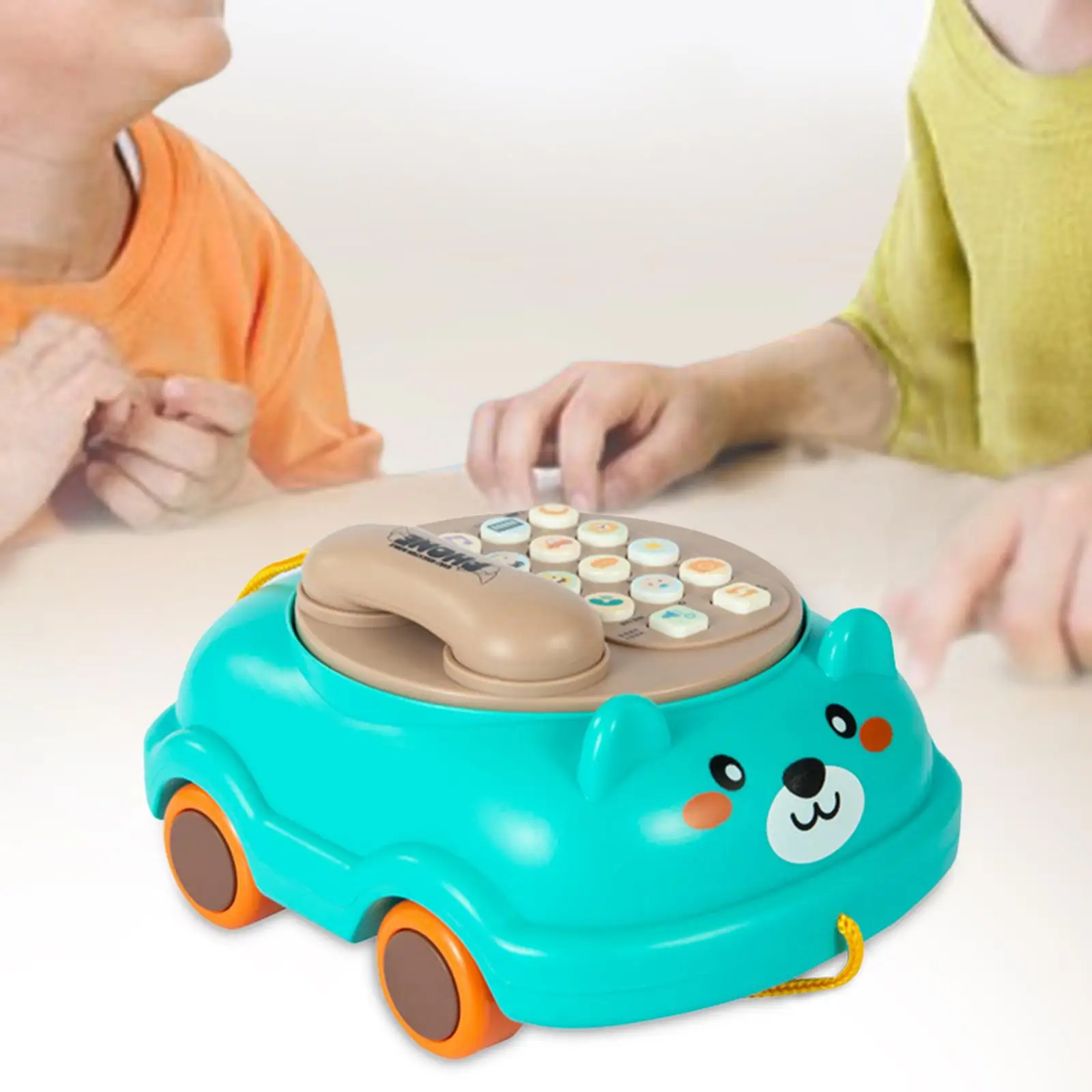 Cognitive Development Toy Piano Baby Phones Toy Early Learning Toy for Girl and Boys 3 Years Old Early Education Gift Children