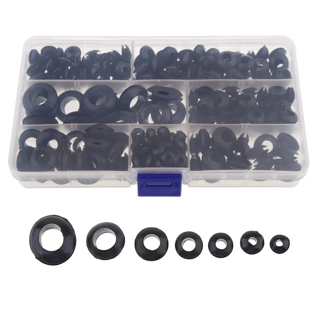 260 Rubber Grommet Firewall  Electrical Wire Gasket Assortment M3  M5 M6 10