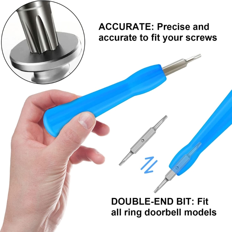 Description Picture 3 of item2 in 1 Ring Video Doorbell Screwdriver T6  Special Screw Driver Replacement Dropshipping
