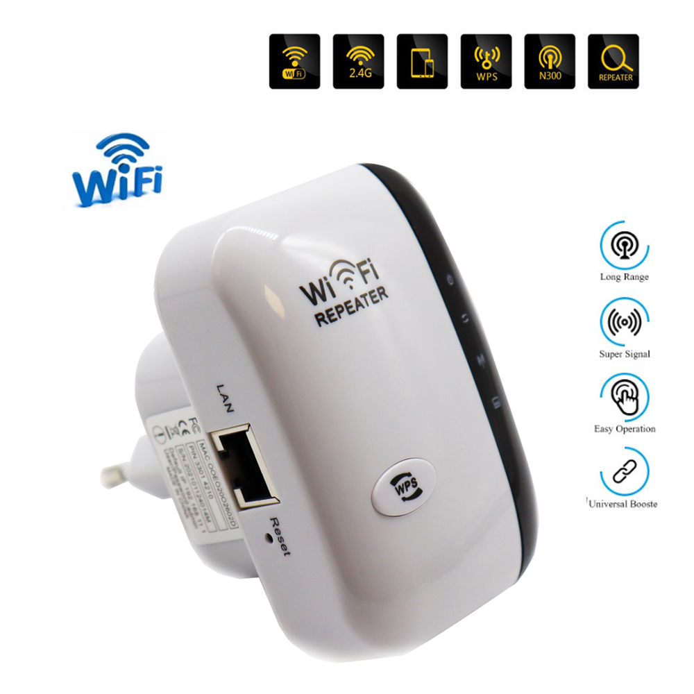 Wi-Fi-повторитель с усилителем сигнала, 300 Мбит/с | AliExpress