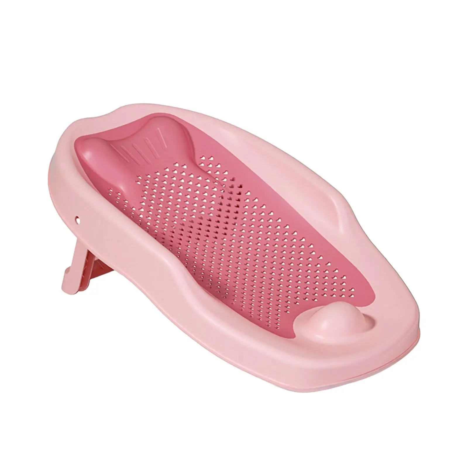 Foldable Baby Bath Seat Support Rack Baby Bath Anti Slip Adjustable Comfortable Bathtub Shower Rack for Newborn Baby 0~2 Years