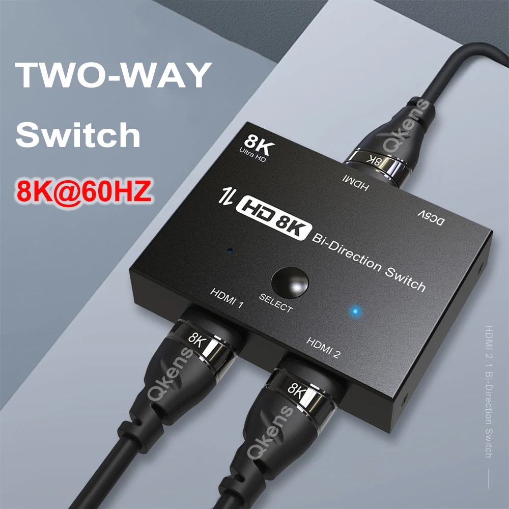 Switch 8K@60Hz HDMI Switcher Adapter 4K@120Hz 1x2 Splitter 2x1 Switch Bi-Direction Switch Converter for PS4 PS5 PC To TV - AliExpress