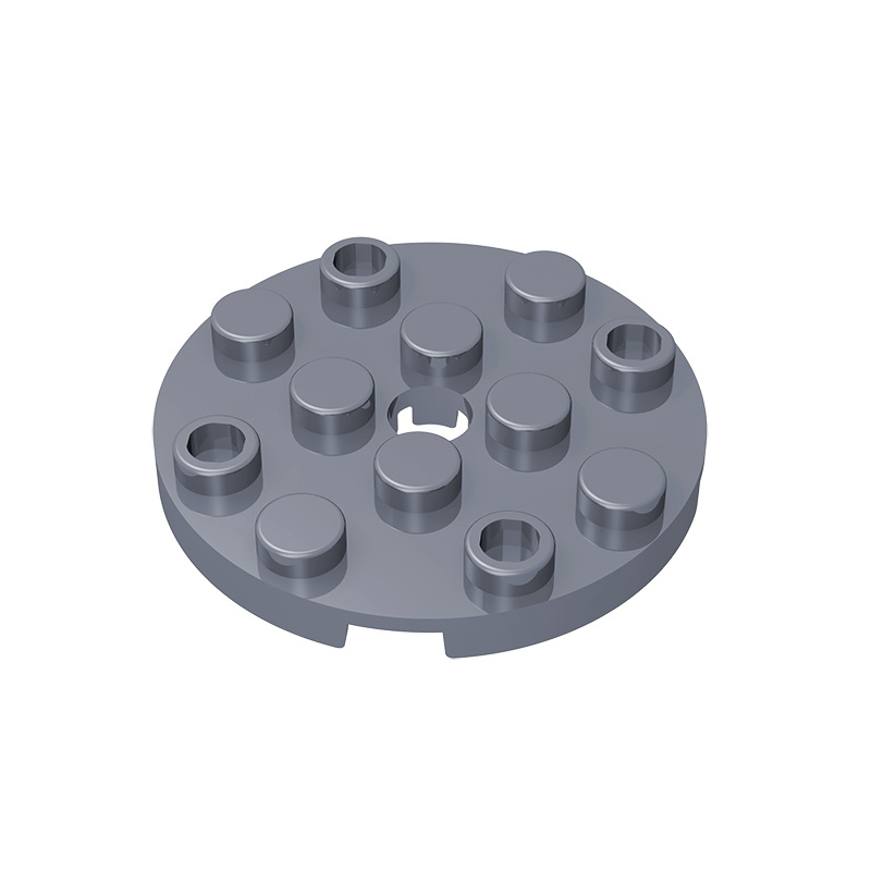 Gobricks 60474 10 Stück Runde Platten 4x4 Bausteine mit Loch MOC SETS Modell-Bausätze DIY Lernspielzeug Geschenk – Detail 3