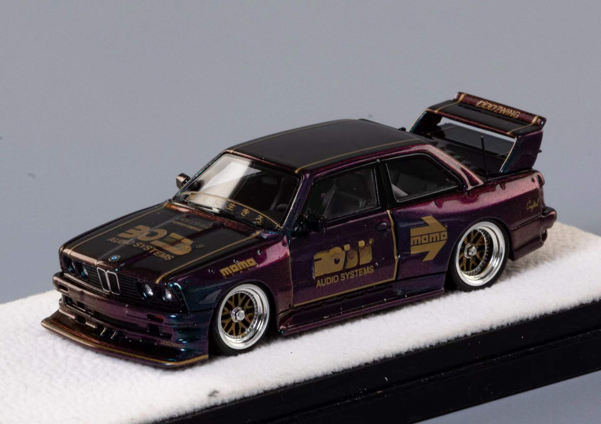 404 ошибка 1:64 E30 M3 Zwingfilms widebody эксклюзивная версия No.2  Хамелеон Фиолетовый модель автомобиля | AliExpress