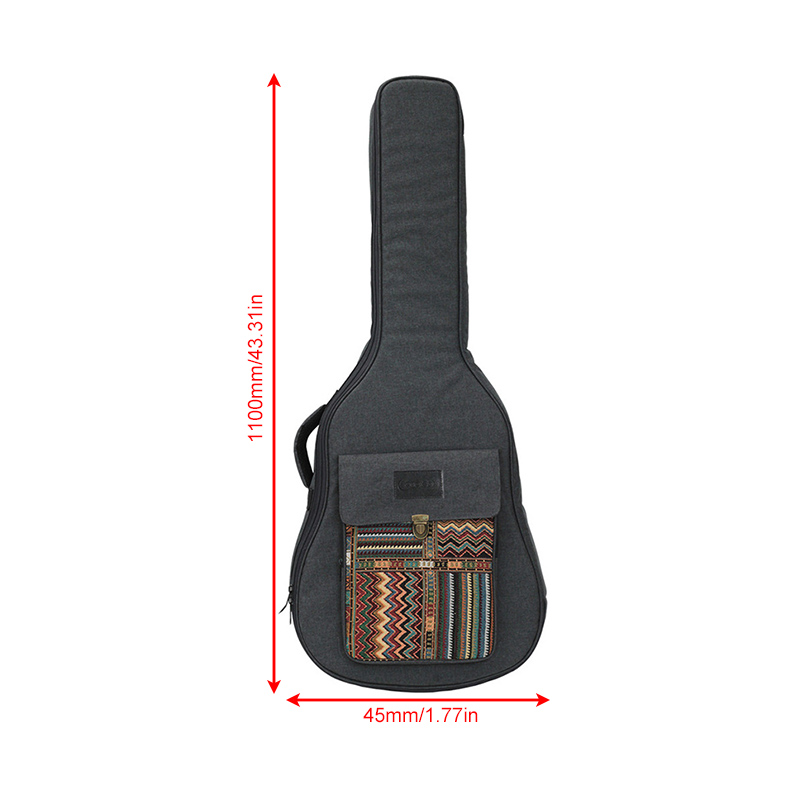 Title 37, Borsa per chitarra da 36/40/41 pollici Custodia...