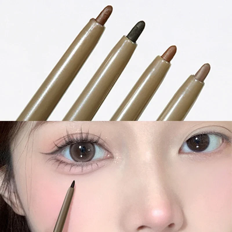 Best of Matte Lying Silkworm Eyeliner Gel Pen Lasting Waterproof Not Blooming Quick Drying Eye Liner Pencil Brown Eye Shadow Pen Makeup Reviews & Tips