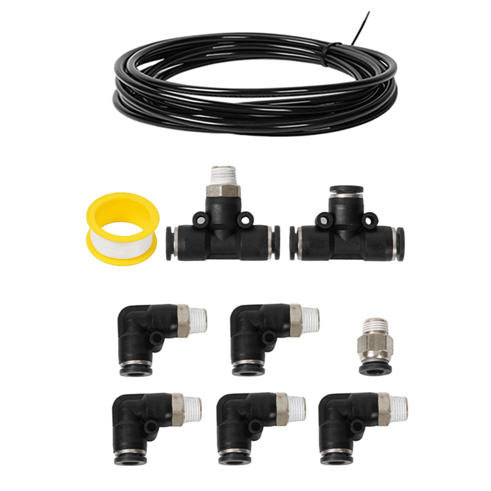 Wastegate Solenoid Connector Set Car Accessories Vacuum Fitting Kit Modification