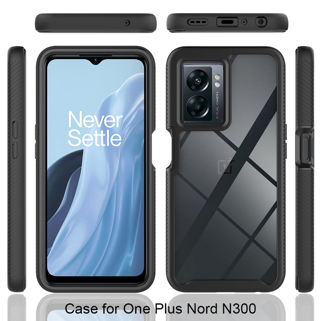 Protezione Telefono Custodia OnePlus Nord N30 Wanyuexes - Con Vetro Temperato E Cover Fotocamera Scorrevole Cover Anello Magnetico Scorrevole - Foto 2