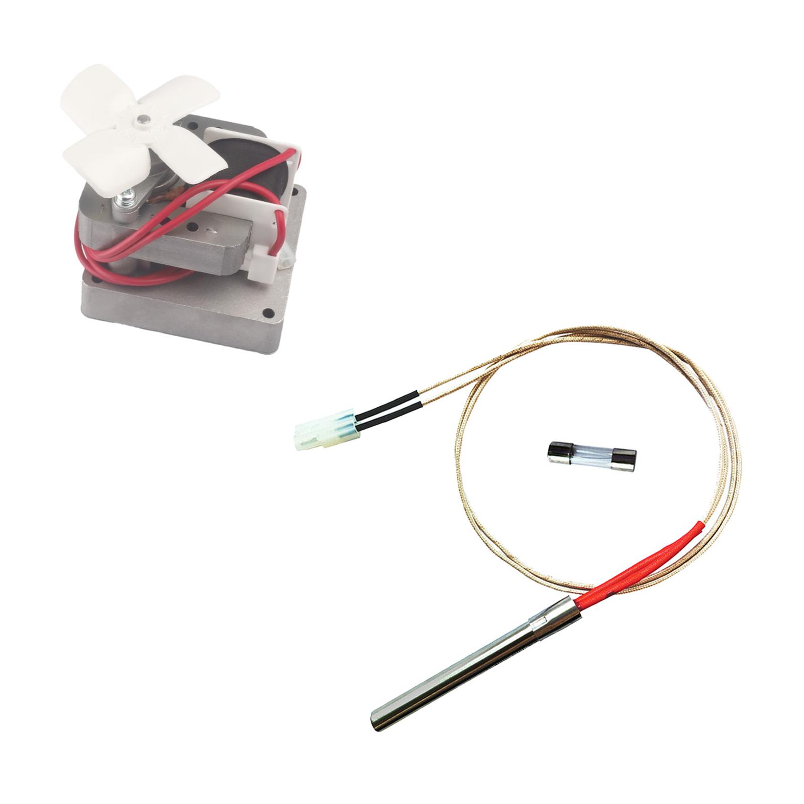 Barbecue Auger Motor Set Replacement Parts Grill Induction Fan Kit for Camping Outdoor Oven Stove Barbecue Accessories