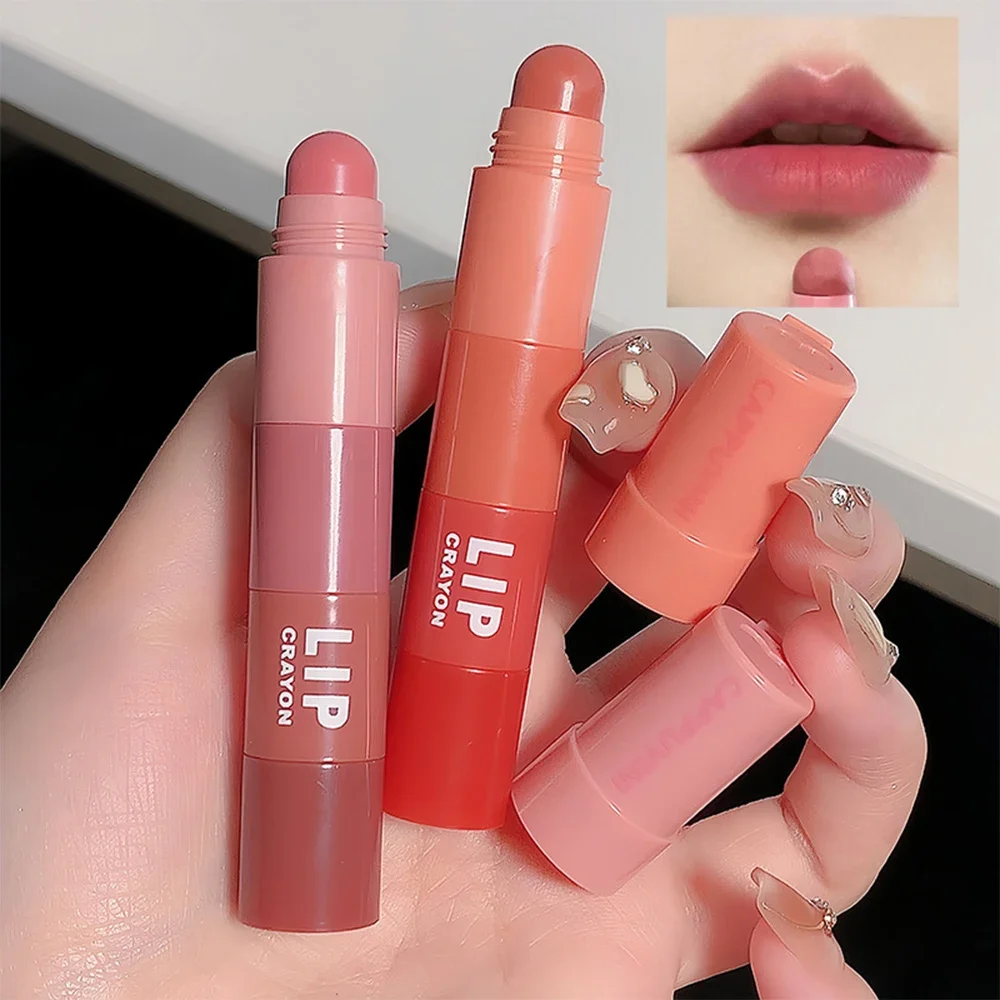 Best of Matte Lipstick Pen 4 Colors In 1 Nude Pink Matte Lip Gloss Waterproof Long Lasting Lipstick Pencil Lip Liner Pen Lip Makeup Set Reviews & Tips - Image 2