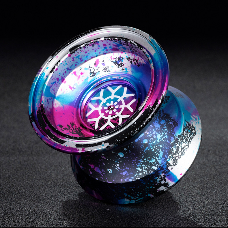 Yoyo Professional Magic Metal Yoyo With 10 Ball Bearing Alloy Aluminum High Speed Unresponsive Yoyo Classic Toys For Kids