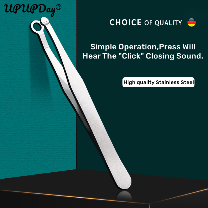 Best of Manual Nose Hair Trimming Stainless Steel Nose Removal Tweezers Circular Ring Design Scissor Men Women Nose Hair Trimmer Sharp Reviews & Tips