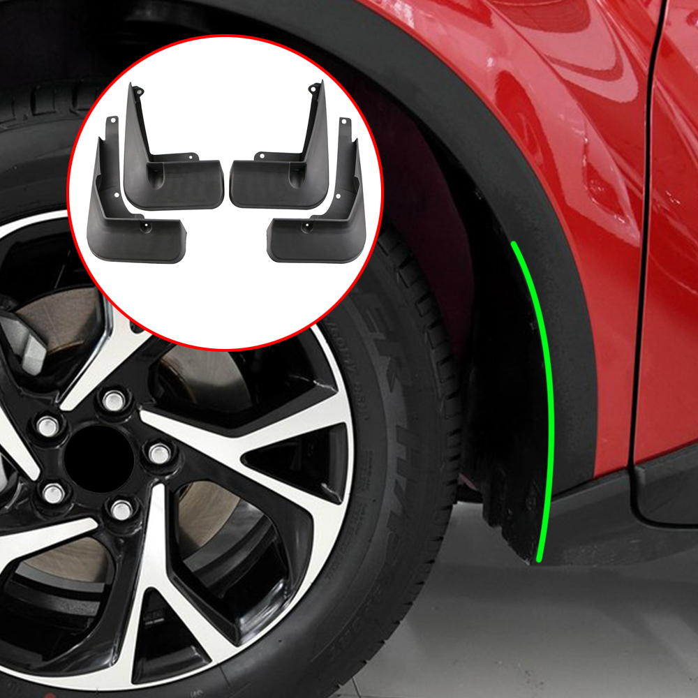 Auto Kotflügel für Toyota C HR Zubehör 2016 ~ 2022 IZOA CHR CH-R AX10 AX50 Auto Schmutzfänger Wachen Splash Flap Fender Zubehör – Detail 1