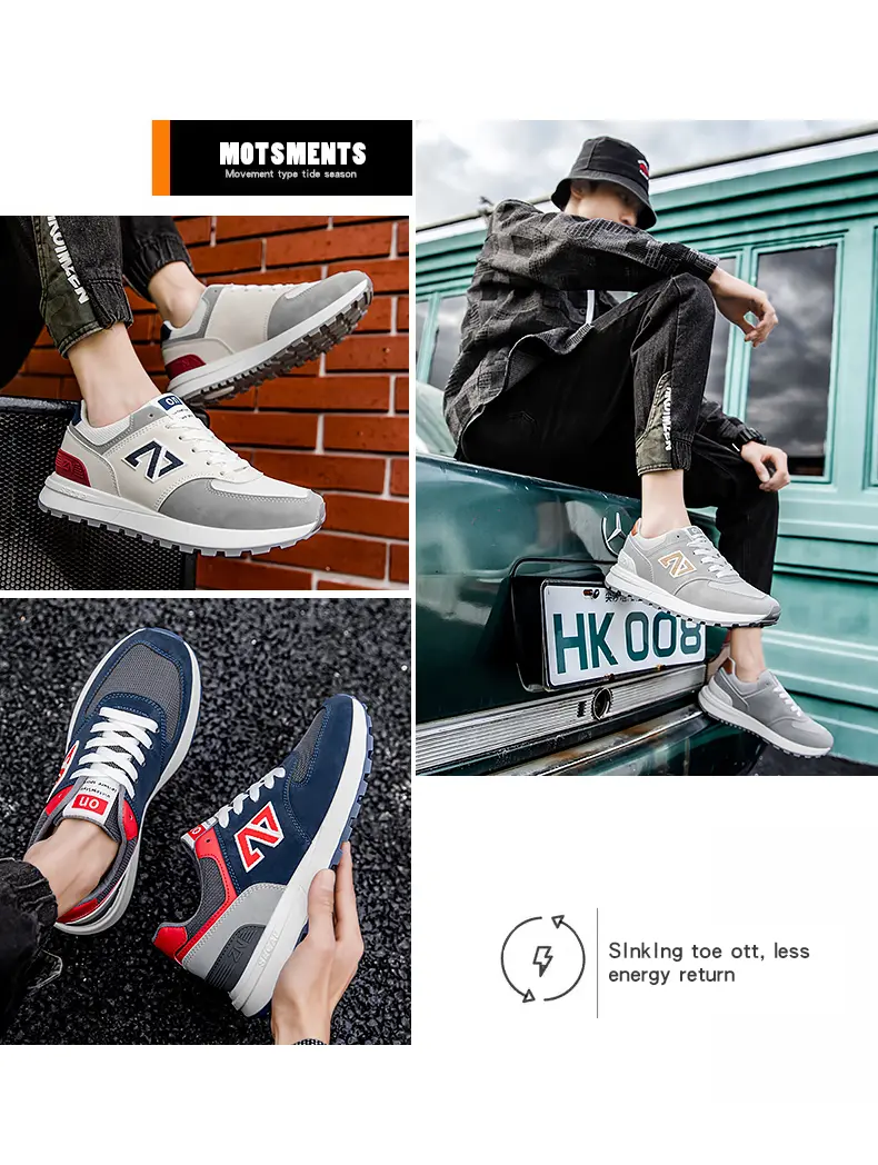 Title 2, Men Casual Sneakers Explosive Fashion Running S...